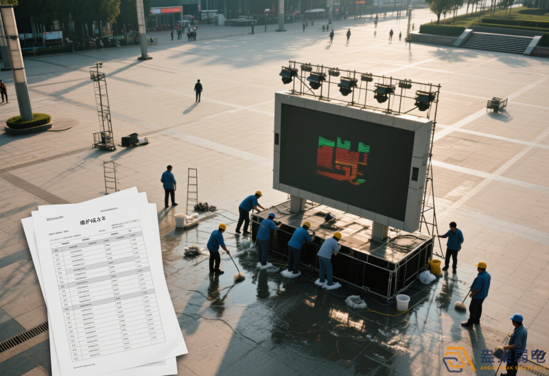 室外LED屏的維護成本是多少？